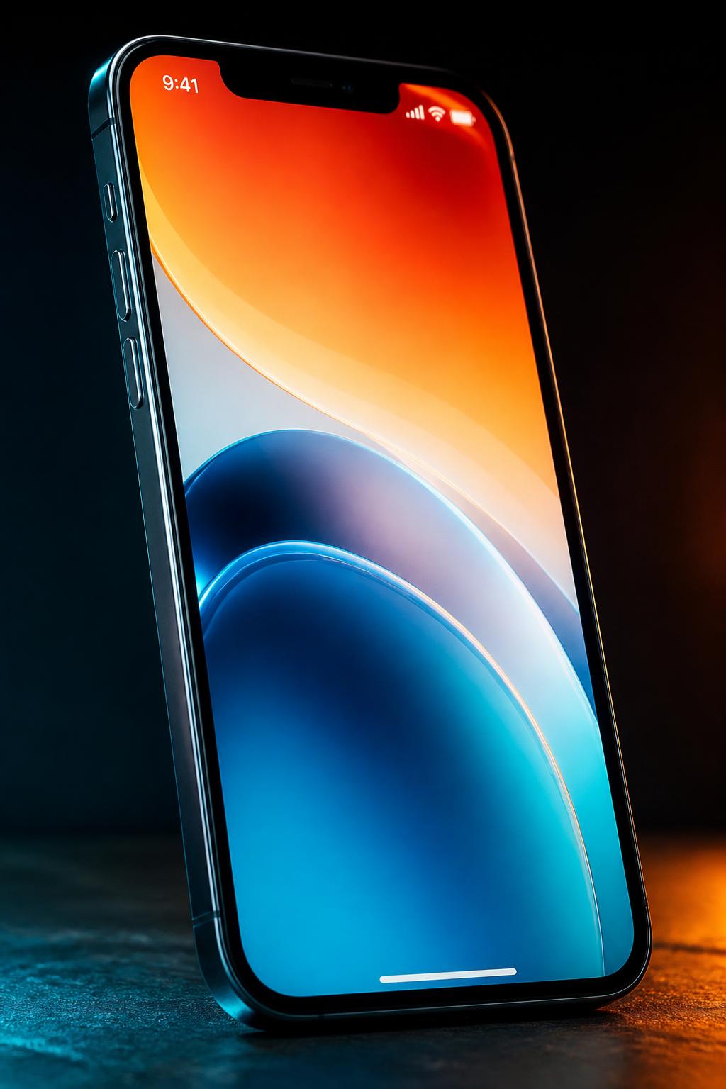 Smartphone com a tela perfeita após o reparo